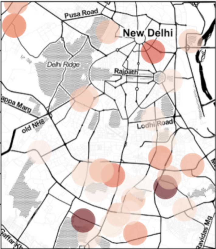 Modeling pollution maps